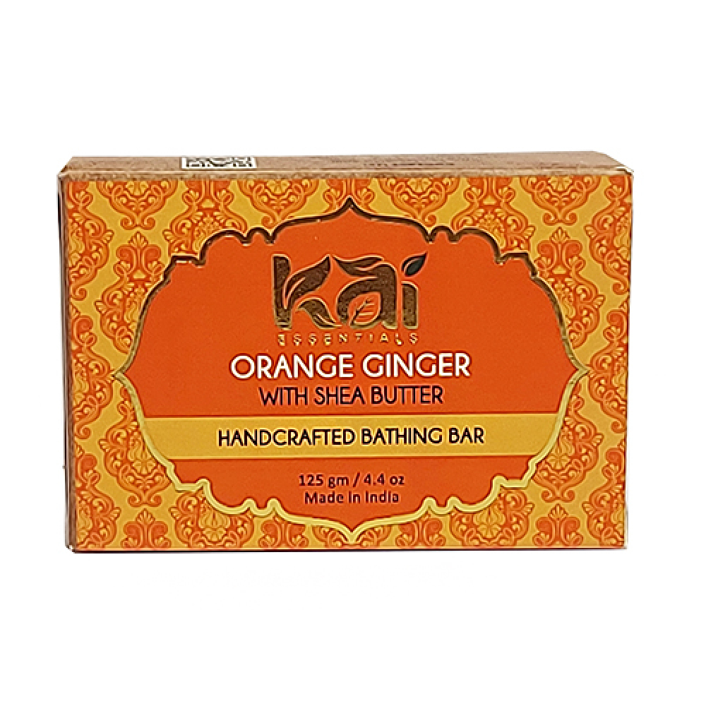 KAI ESSENTIALS Orange Ginger  Мыло Апельсиновый имбирь Премиум с маслом ши 125г