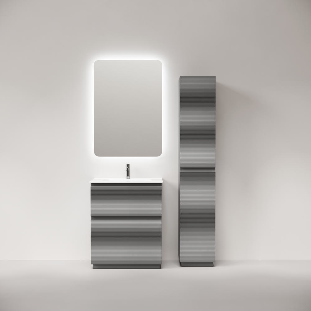 Тумба напольная Sancos Folk Floor 690х445х850, c двумя ящиками оснащенными доводчиками, Ergraut soft, арт.FL70FES