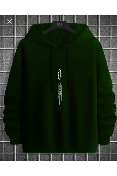 Мужская толстовка с капюшоном в богемном стиле, черная толстовка большого размера с вертикальным принтом на груди