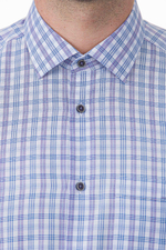 Сорочка мужская VESTER короткий рукав, прямой и приталенный силуэт 72314 50