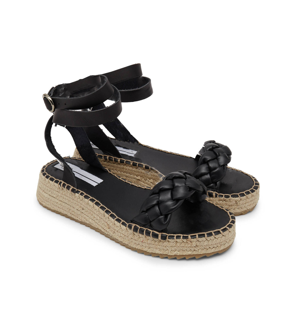 Кожаные босоножки kate braided Pepe Jeans London - черный(PLS90590)