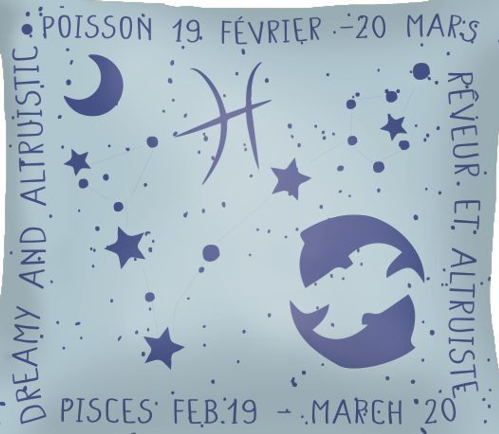 Мыло POISSON Мыло знак зодиака Рыба Mas du Roseau 40 мл Синий