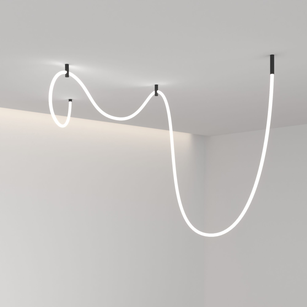 Гибкий неон Elektrostandard Full light 24V 12W 336Led 2835 IP20 круглый дневной белый, 5 м