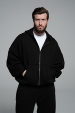 Худи на молнии | black