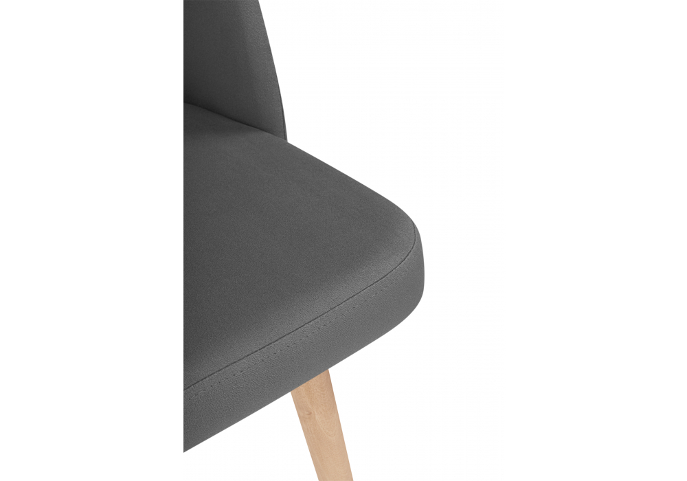 Стул деревянный Woodville Курбис 360 темно-серый (zd 995), светлое дерево