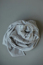 Тканый слинг на кольцах «Крепкие объятия», Пепел