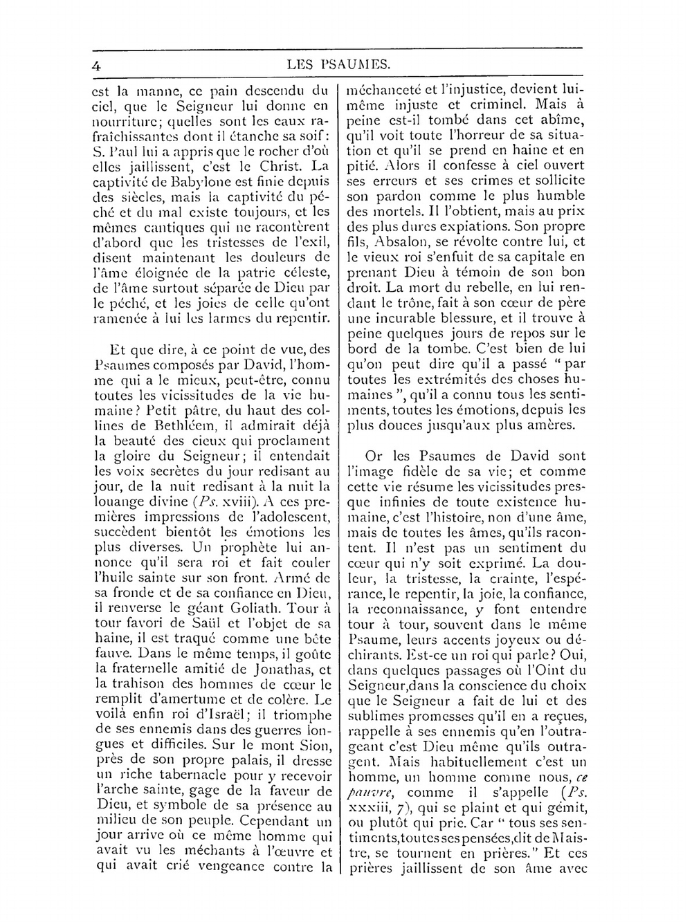 La Sainte Bible. traduite en francais sur les textes originaux, avec introductions et notes, et la Vulgate latine en regard t.4 | A. Crampon