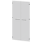 Фасады стеклянные KZF-48S(Ч) Тонированный 784x4x1564 Кортез