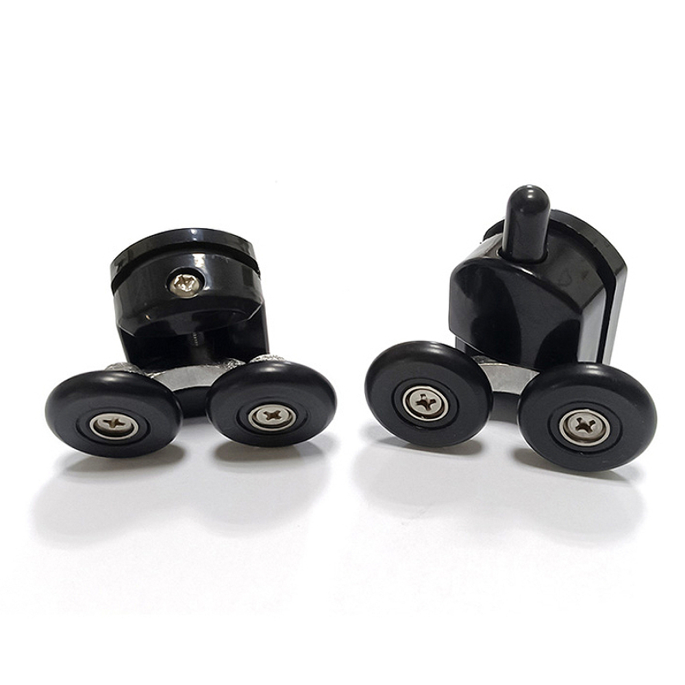 Душевая дверь Abber Schwarzer Diamant 100 AG30100BMH профиль Черный стекло матовое