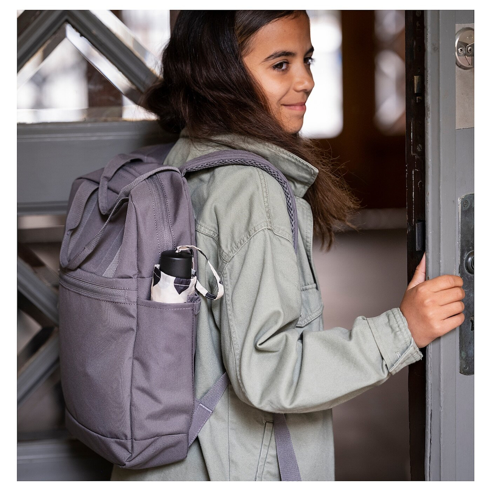 Рюкзак IKEA STARTTID (СТАРТТИД), Серый, 27x9x38 см, 12 л