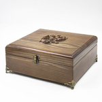 Шкатулка средняя лак с Гербом