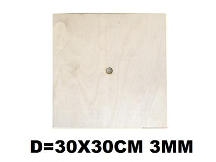 Подложка Фанера D30*30 3mm