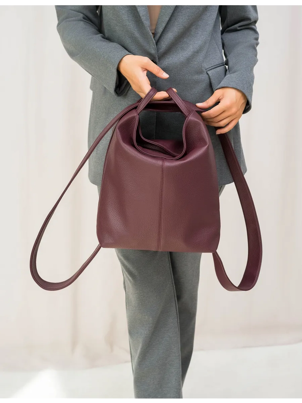 Сумка рюкзак через плечо большая трансформер