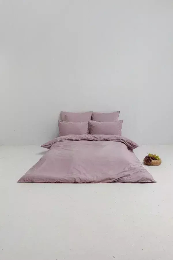 Постельное белье 2 спальное евро Luxberry Soft Silk Sateen сиреневое