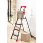 Стремянка 4 ступ, 150 кг, с широк ступ, 0.84 м до платформы, Nika, ННСУ4