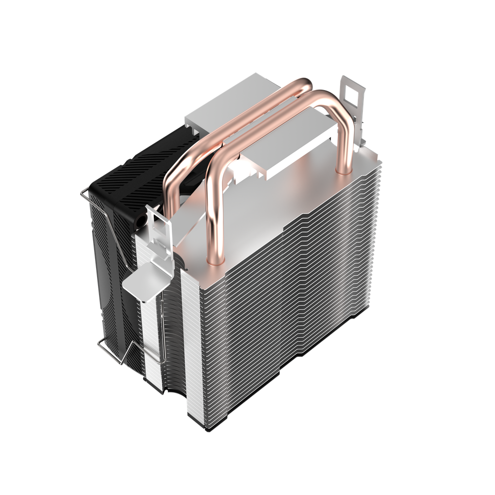 Кулер для CPU TESLA SHADOW 902, 1х92мм, 600-1800rpm, 4-pin, Al+Cu, серебристый-черный-белый/FRGB, 52CFM, 23дБ, 2-PIPE(прямой контакт), TDP 110Вт, INTEL 1700/1200/115x/775/1366, AMD AM5/AM4/AM3(+)/AM2(+)/FM2(+)/FM1/754/940/939 (TSL-902PWM-FRGB)