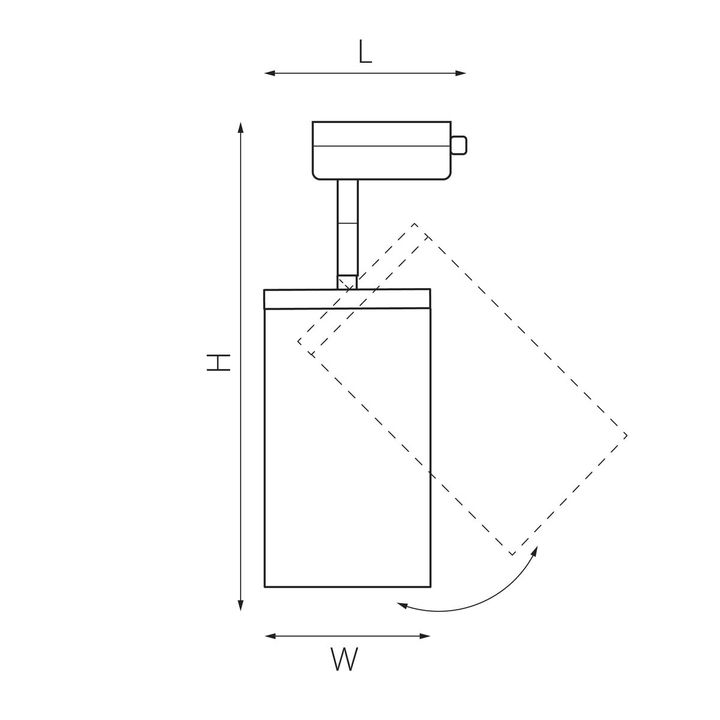 Комплект с трековым светильником Lightstar Rullo (592257+216337) A1T216337