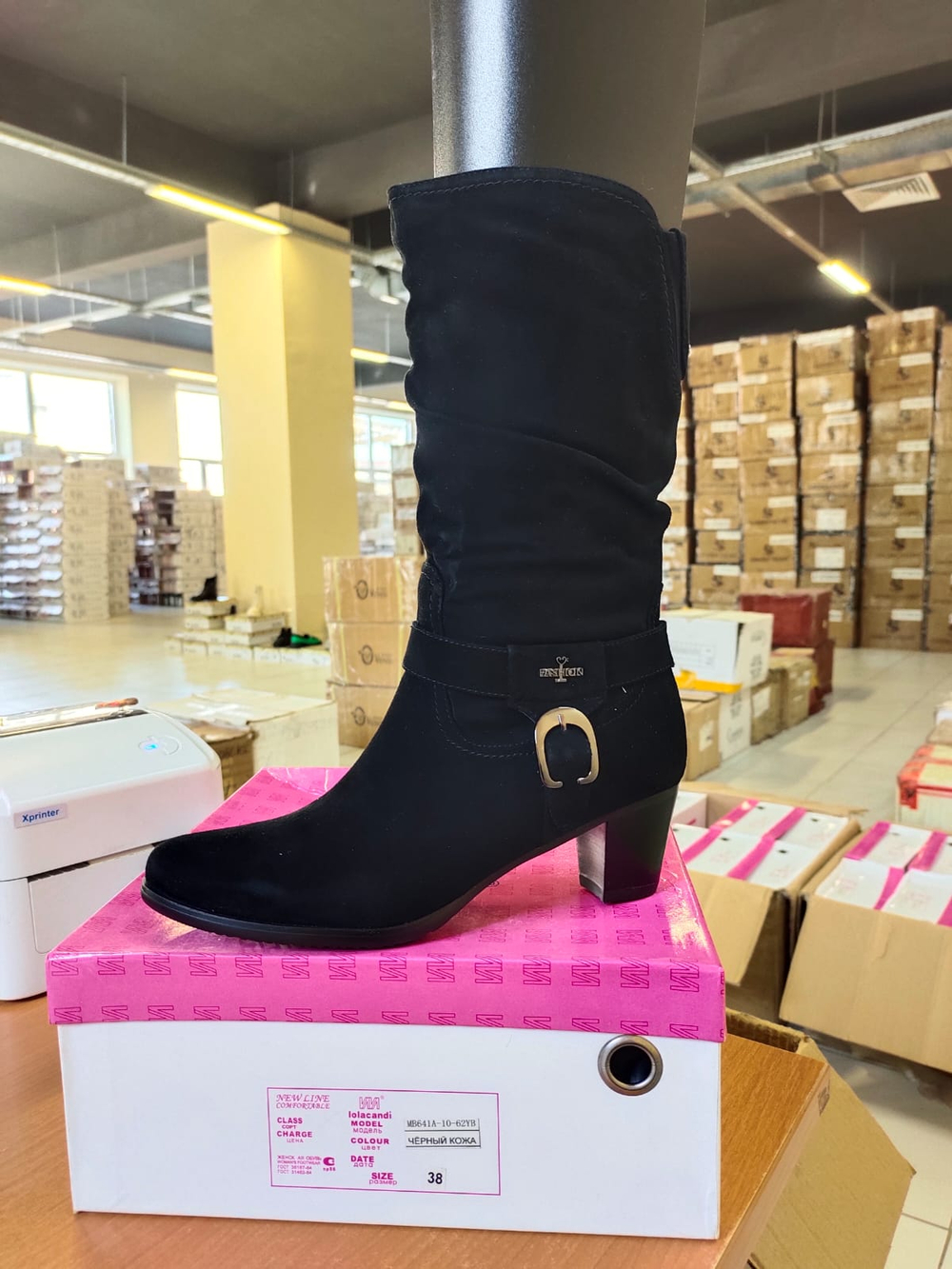 Сапоги женские зимние LOLACANDI MB641A-10-62YB