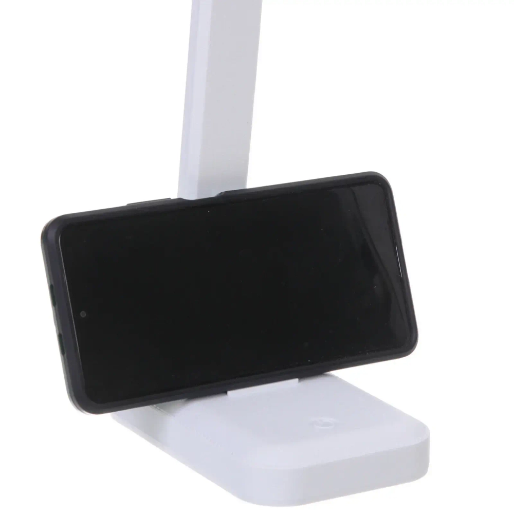 Настольная лампа «Work» 25*9*29 см LED c подставкой для телефона, USB 5v10w, Белый