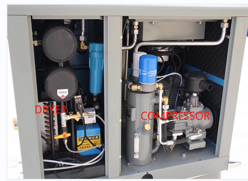 Винтовой компрессор KraftMachine КМ37-ВО