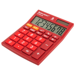 Калькулятор настольный BRAUBERG ULTRA-08-WR компактный (154x115 мм) 8 разрядов двойное питание малиновый (2 штуки в упаковке)
