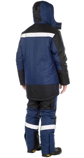 Костюм зимний "Брансфилд" полукомбинезон (синий/черный)