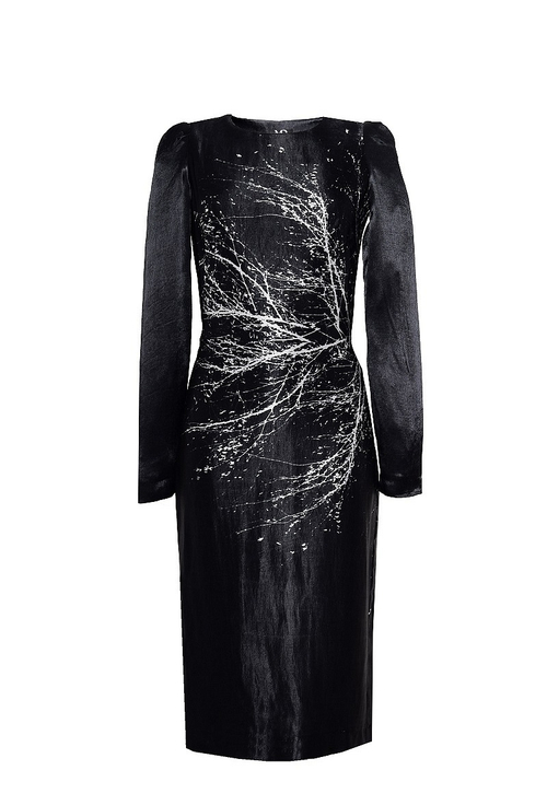 Платье-футляр с рисунком по всему платью FW-29-15LE