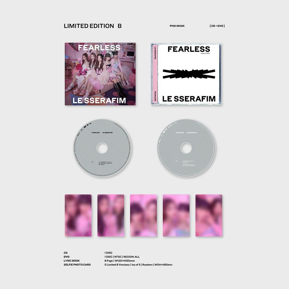 Альбом LE SSERAFIM - Fearless [Japanese Limited Edition / Type B]