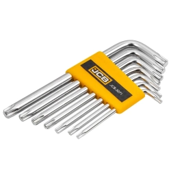 Ключи Г-образные TORX, набор 7пр. (Т10, Т15, Т20, Т25, Т27, Т30, Т40) JCB JCB-5071