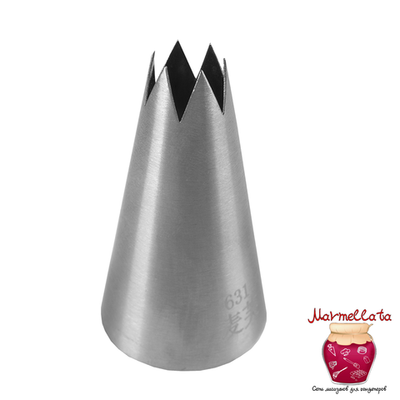 Насадка "Звезда открытая 6 лучей" №631