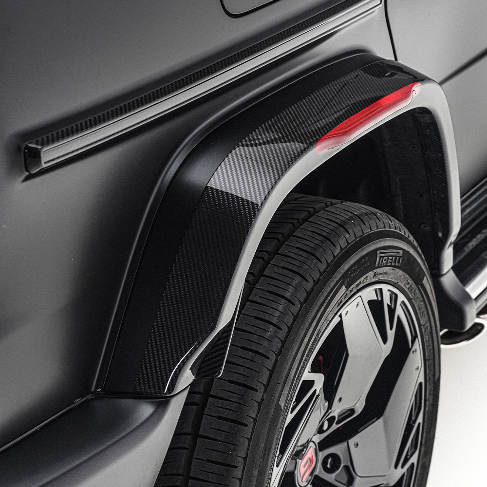 Карбоновые расширители арок для Mercedes Benz G class W465 G63 G500 G550 2025+ Гелик Гелентваген