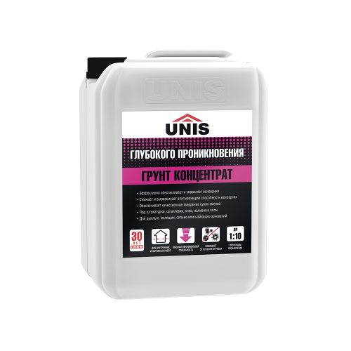 Грунт UNIS концентрат  глубокого проникновения 1л
