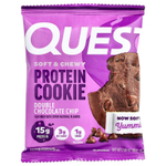 Quest Nutrition, Протеиновое печенье, двойная шоколадная крошка, 4 пакетика, 59 г (2,08 унции)