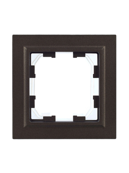 BRITE Рамка 1-местная IP44 РУ-1-БрТБ-44 темная бронза IEK