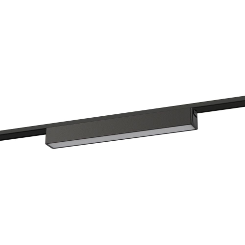 Магнитный трековый светильник ЭРА TRM-S5-1-12W4K BK светодиодный 12Вт 4000К черный для системы S5 | Магнитные трековые светильники