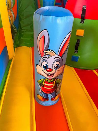 Коммерческий надувной батут «Добрая русская сказка 3», 8*4*5 м.