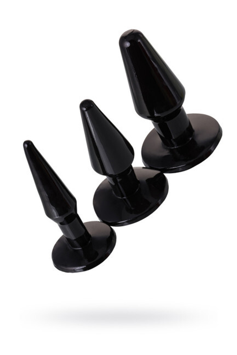 Набор анальных втулок Rider (Цвет: черный)