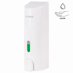 Дозатор для жидкого мыла LAIMA, НАЛИВНОЙ, 0,38 л, белый, ABS-пластик, 603923