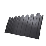 Профнастил С10 Grand Line Optima Satin 0,5 мм фигурный RAL 7004 сигнальный серый