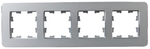Рамка четверная  IEK BR-M42-M-01-K47