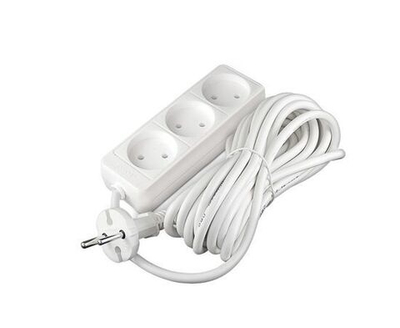 Удлинитель 3х7м без заземл. 10А IP20 2.2кВт ПВС Союз 481S-1307