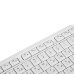 Комплект (клавиатура + мышь) A4Tech Fstyler F1010, белый/серый, USB (мембранная)