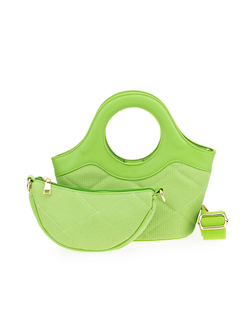 25078/52 Сумка жен., текстиль + иск. кожа