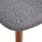 Стул Mod, тёмно-серое букле, ножки цвета орех