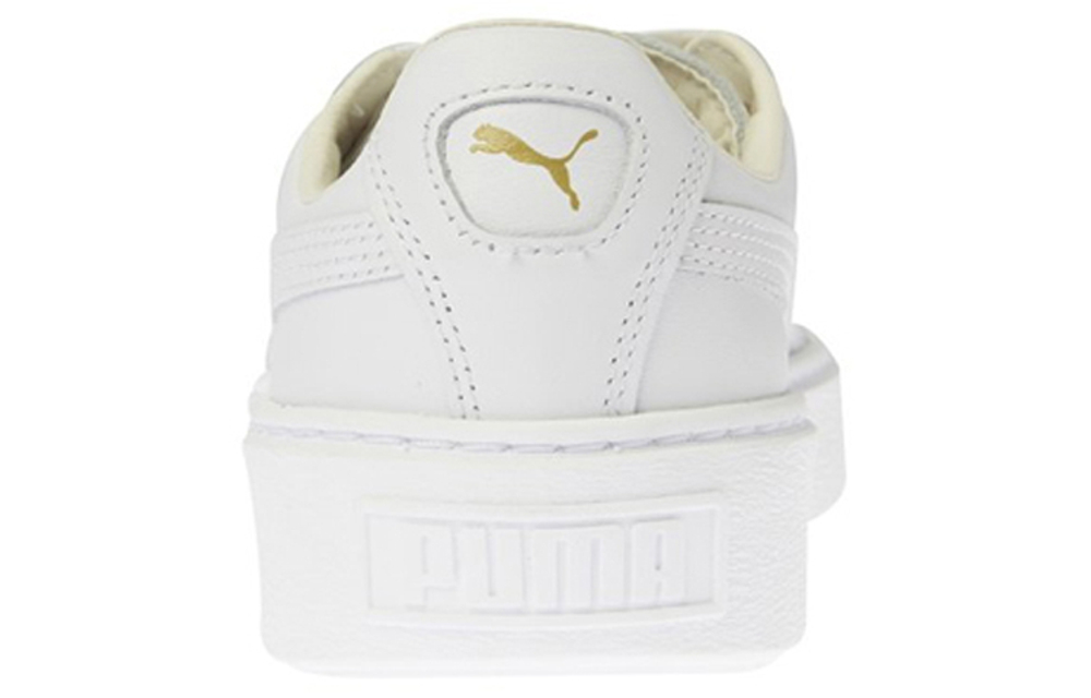 Кроссовки PUMA Basket Platform Core White Gold, 364040-04