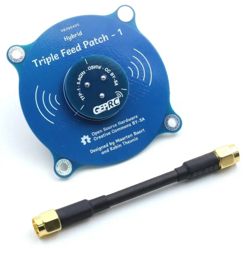 Патч-антенна GEPRC Antenna Ttiple Feed Patch-1 5.8G ( SMA Male)