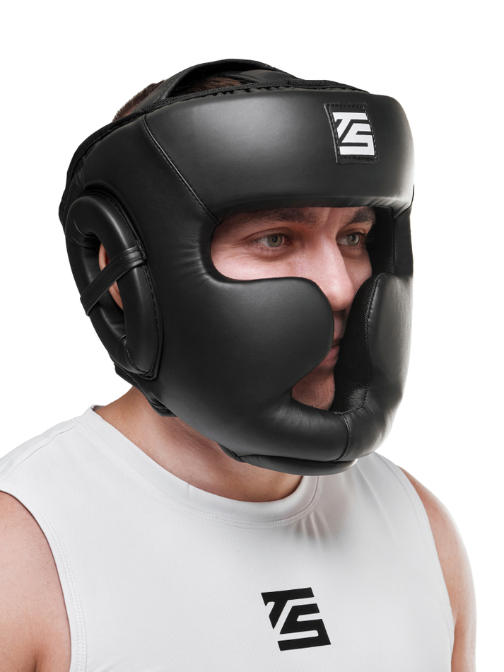 Шлем для бокса черный Tomorrow star