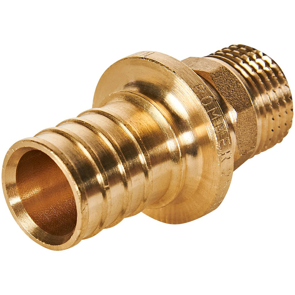 Переход на наружную резьбу ROMMER - 25 x 1/2" (для трубы из сшитого полиэтилена)