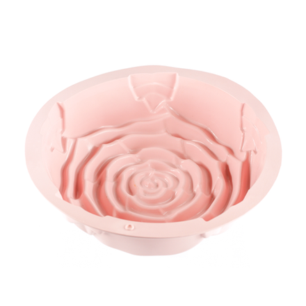 Форма силиконовая для выпечки Роза большая