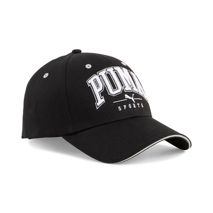 Бейсболка PUMA Squad BB Cap 02547501, 100% хлопок, черно-белый